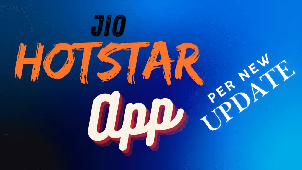 jio hostar open