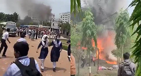 Bangladesh Air Force Jet crash